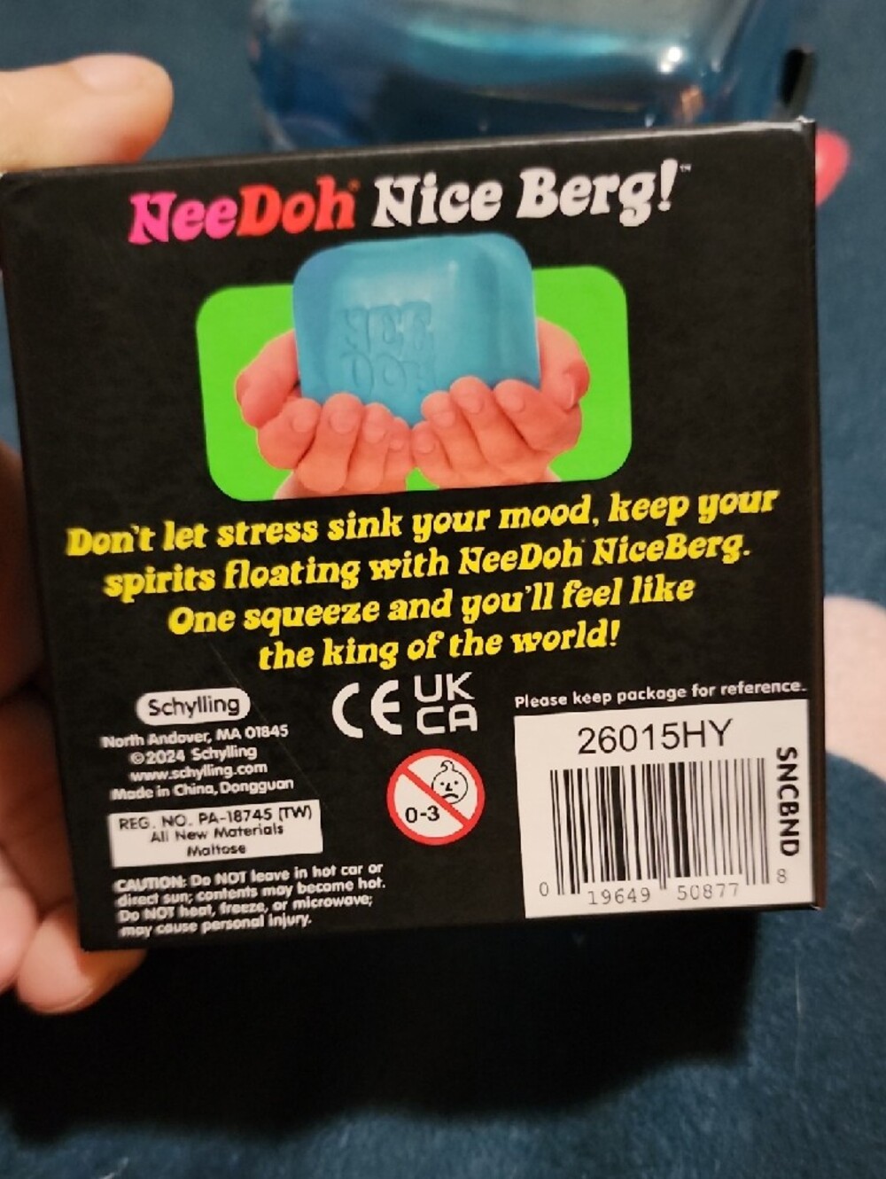 Niceberg Super Solid Squish Toy - Blue - Needoh - Picture 2 of 6